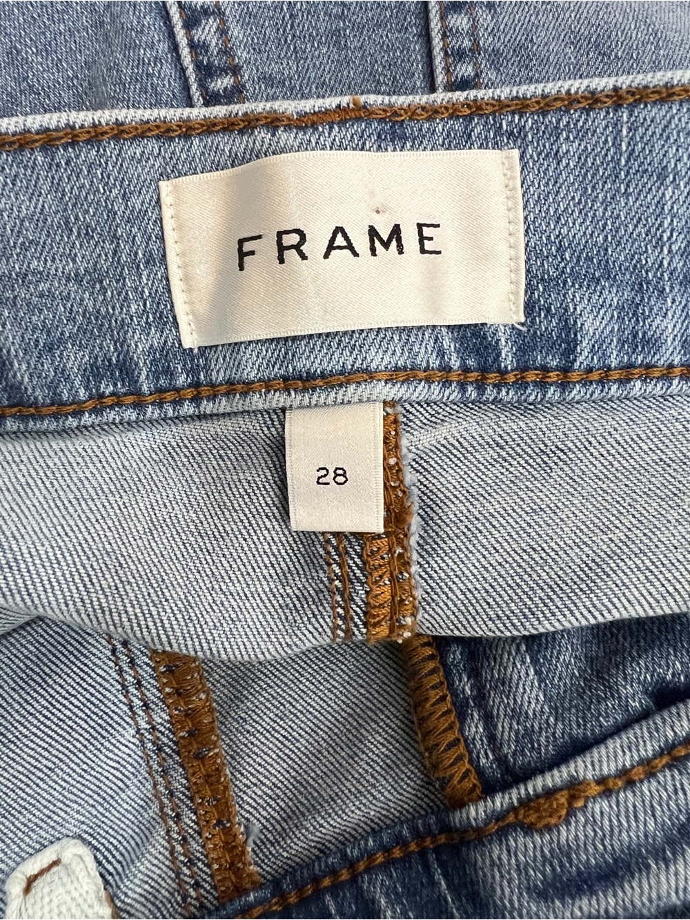 FRAME Le Slim Palazzo Modernist Pocket Jeans in Diverge Women’s Size 28 - Picture 5 of 7